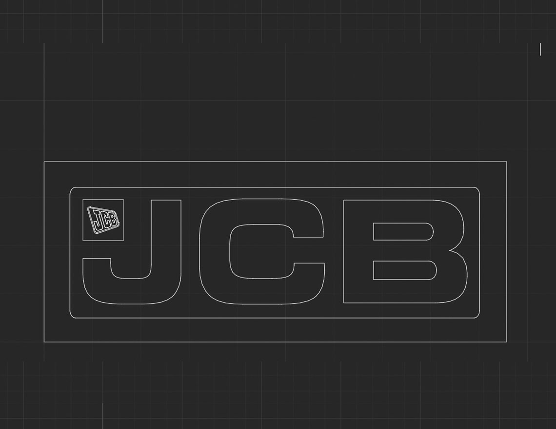 JCB Logo Dxf/dwg/nc/svg - Etsy