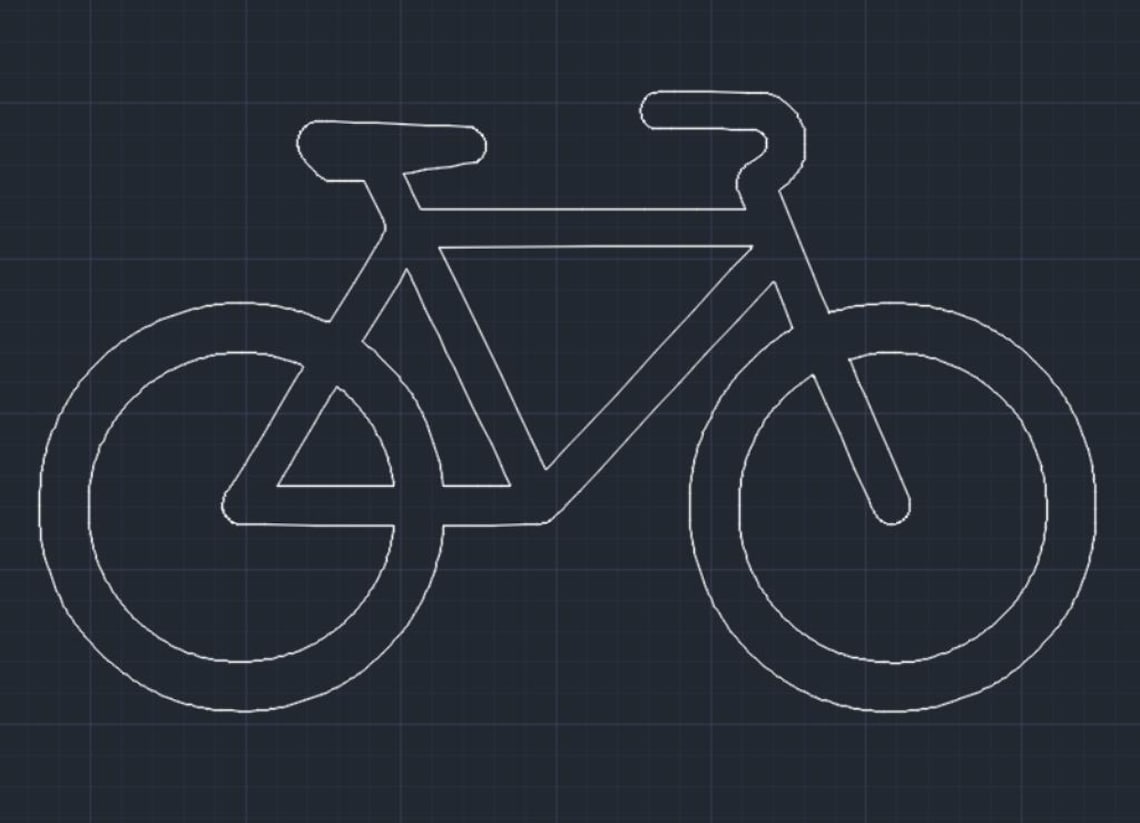 Bicycle Silhouette - Dxf/svg/dwg/png | Plasma Cut | Laser Cut | Cricut ...