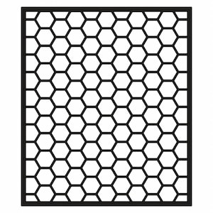 Honungskakamönster - DXF SVG PNG dwg