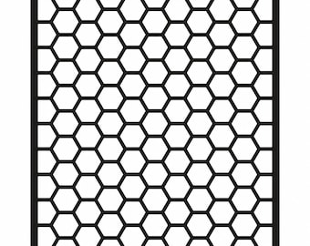 HoneyComb Pattern - DXF SVG PNG dwg