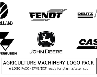 Agriculture Machinery logo pack for plasma cutting / laser cutting / DXF/DWG
