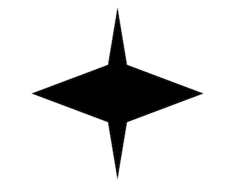 Sparkle Symbol - SVG DXF dwg png