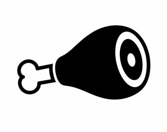 Ham Silhouette - DXF SVG PNG dwg