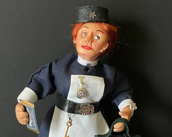 GLADYS Twelfth scale artisan miniature character doll for your dollhouse or diorama
