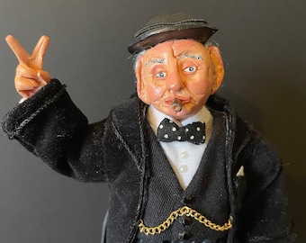 CHURCHILL Twelfth scale artisan miniature character doll for your dollhouse or diorama
