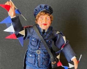 VICTORY VERA Twelfth scale artisan miniature character doll for your dollhouse or diorama