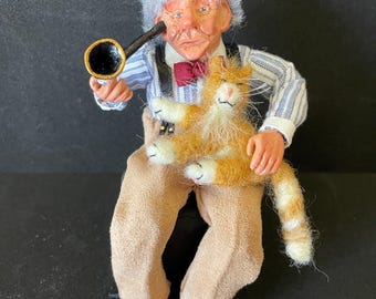 SAY THAT AGAIN Twelfth scale miniature character doll for your dollhouse