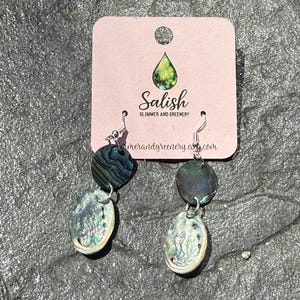 Abalone and Shell Earrings