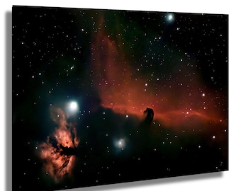 Horsehead Nebula and Flame Nebula astrophotography