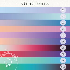 10 gradients
Create your own gradients
Tailor gradients for your song