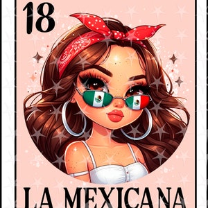 Carte Loteria en espagnol, Design par sublimation, Design numérique par sublimation, Téléchargement instantané, Design espagnol, La Mexicana, Loteria La mexicana