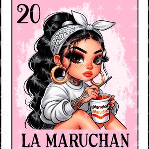 Loteria Karte en espanol, Sublimationsdesign, Sublimations digitales Design, Sofort Download, Spanisches Design, Nudeln Mittagessen, Spanische Loteria