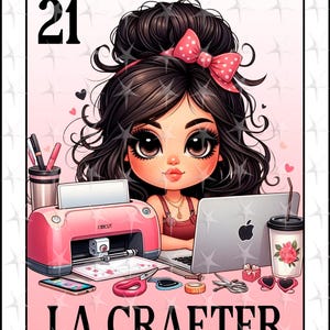 Karta loterii po hiszpańsku, Projekt sublimacji, Projekt La Crafter PNG, Natychmiastowe pobieranie, Projekt hiszpański, La Crafter, Karta loterii La Crafter