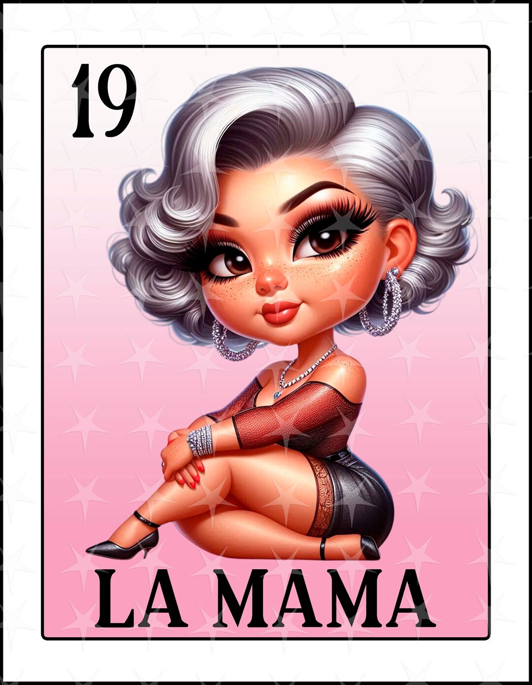 La Mama Loteria Card Sublimation Design PNG (digital Download) - Etsy