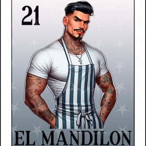 Cartão de loteria em espanhol, Design de sublimação, Design digital El Mandilon, Download instantâneo, Design espanhol, El Mandilon, Cartão El Mandilon