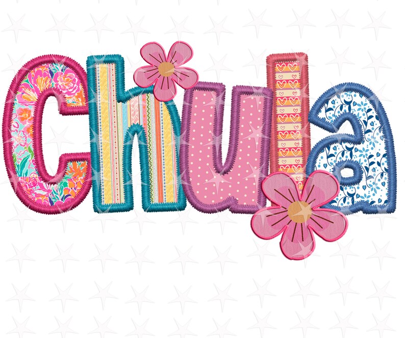 Faux Embroidery PNG Sublimation Design, Spanish Chula PNG File for ...