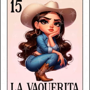 Carte Loteria en espagnol, Design par sublimation, Carte numérique La vaquerita, Téléchargement instantané, Design espagnol, La Vaquerita, PNG Carte Loteria
