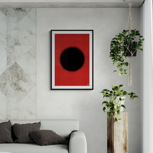 The Portal in Black and Red wall art | Fine Art Print
