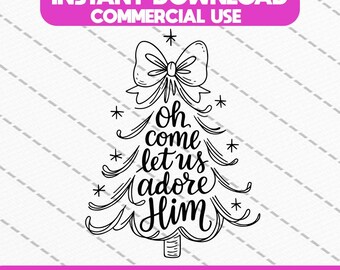 Christmas Tree Quote, Holiday Sublimation Design (Digital Download)