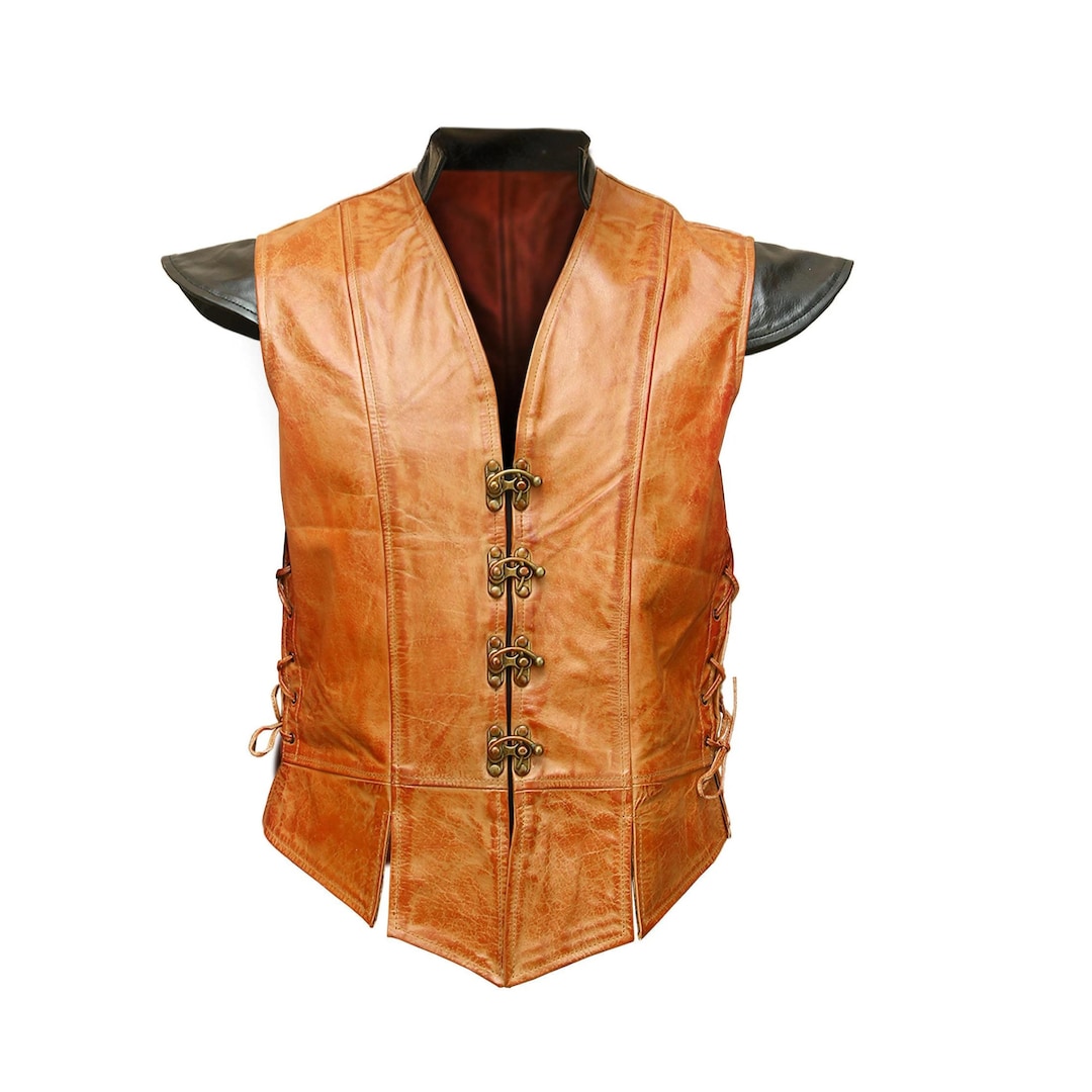 00s ekam leather gimmick jilet vest ジレ 00s ekam leather gimmick