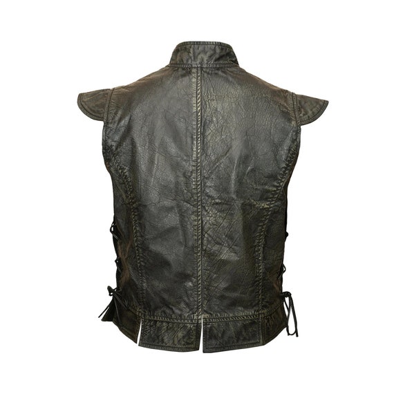 Medieval Armor Leather Jerkin With Flaps, Genuine Leather