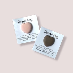 Bff Pocket Hug Gift | Best Friend Keepsake | Bridesmaid Sentimental Token | Mini Hug | Friendship Gift | Thinking of You | Gift For Her