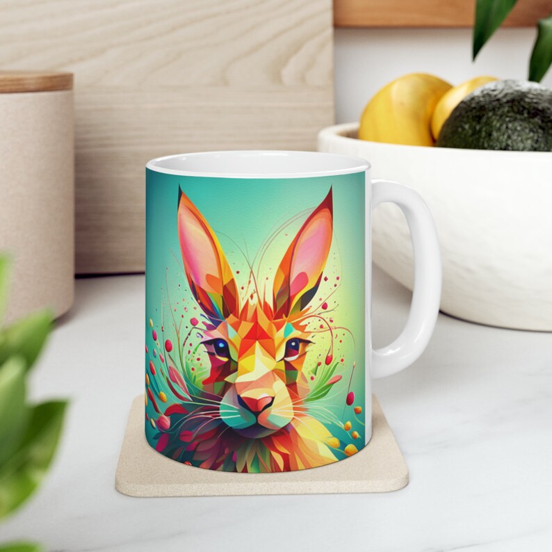 Happy Easter Bunny Coffee Mug, Happy Easter Coffee Mug, Easter Bunny ...