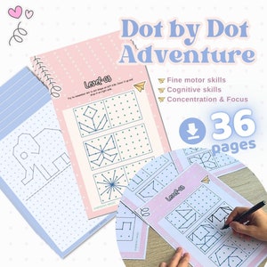 Copy the Pattern | Symmetry Activity Dot by Dot  | Reproduce the Pattern Printable |  Brain Development | Brain boosting Games | Busy Book
