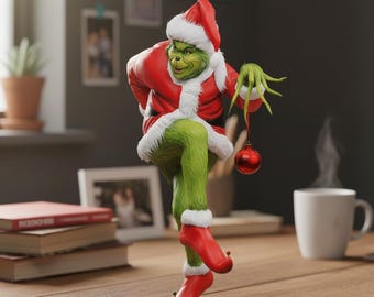 Commercial Grinch STL File | Digital Download | Stealing Christmas | Xmas DIY 3D Print File
