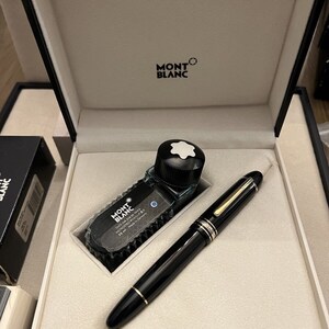 Montblanc Meisterstuck 149 14C 4810 585 Black Fountain Pen