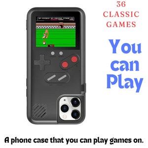 Custodia per telefono Gameboy Classic Vintage per iPhone 12 pro 13 13 pr 14 pro 15 15 Pro Max Custodia per console di gioco con schermo a colori Custodia protettiva per telefono