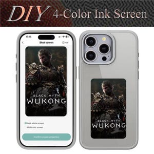 Neue 4-Farb-E-Ink-Display Handyhülle für iPhone 15 Pro Max, iPhone 13 Pro, iPhone 14 Pro Max NFC Personalize Phone case,Samsung Galaxy S24