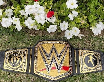 WWE Roman Reigns Undisputed Championship Cintura Wrestling Titolo replica Piastre in ottone spesse 2 mm