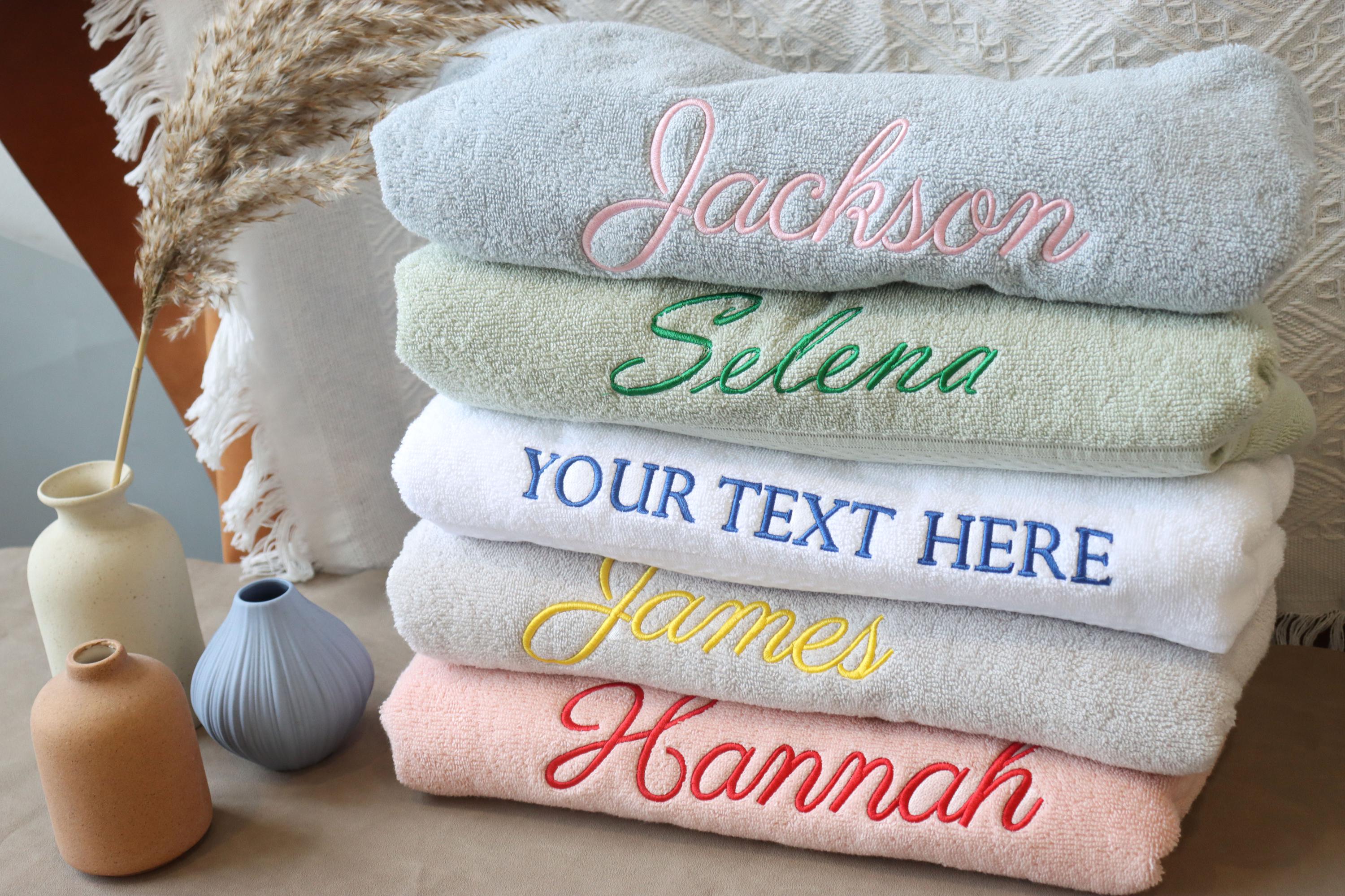 Engraved Towel Etsy