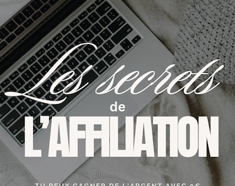 Les secrets de l'affiliation en français | e-book avec droits de revente principaux MRR | PLR | DFY