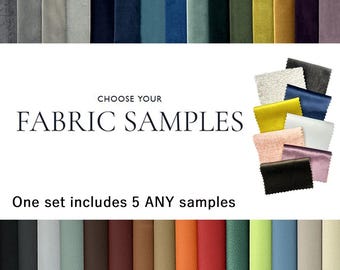 Fabric Swatches for Soft Wall Panels, Color Palette Fabric Samples for Bed Board, Upholstery Material for Wall Decor & Headboards