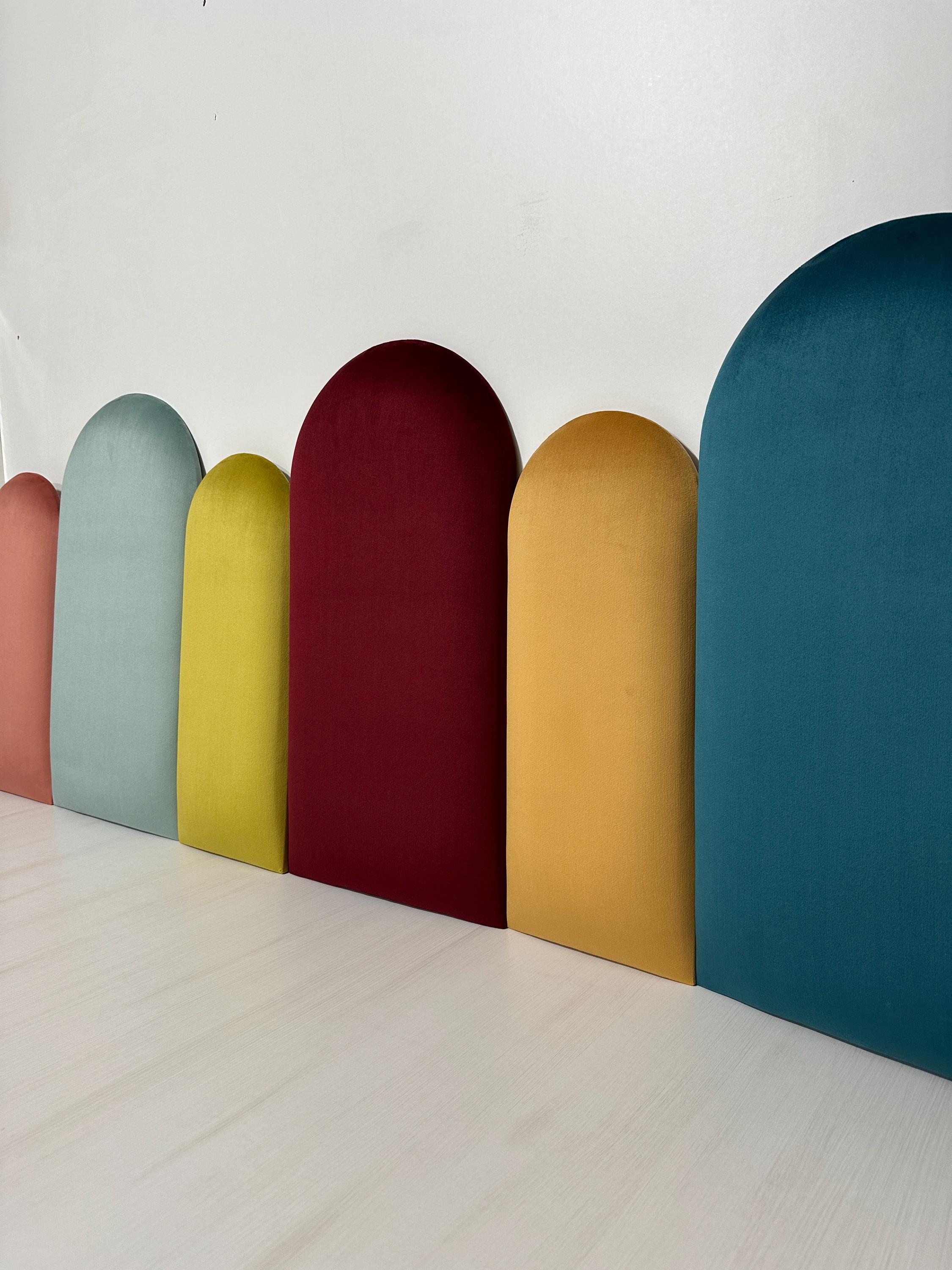 Soft Rounded Panels Rounded Rectangle Wall Panels, Custom Color Upholstered Fabric ...