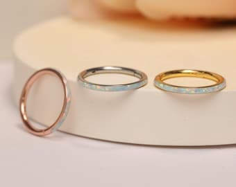 20G 18G 16G Leuke Witte Opaal Neusring/Open Ring Neusring Piercing 6/7/8/9/10/12mm Mode Neusring Sieraden