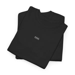 666 - 666 Angel Number T-Shirt, Unisex Cotton Tee, Graphic Design, Numerology Clothing, Angelic Symbol Shirt