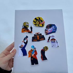 Lando Norris Stickers | McLaren | Formula One Stickers - Unofficial