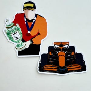 Oscar Piastri F1 Stickers | McLaren Formula One| F1 Stickers