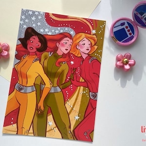 Totally Spies Art Print A4 Retro Spy Vibes - Etsy