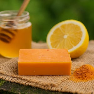 Lemon Turmeric Honey Bar Soap