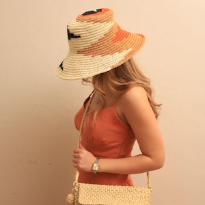 Luxury Handbag,Women&#39;s Raffia Cream Shoulder Bag,Crossbody Bag,Summer Party Bag, Crochet Raffia Tote Bag, Gift for Her,Valentine&#39;s Day Gift