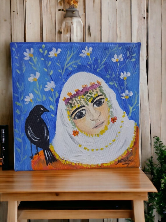 Oil Painting,Orjinal Art,Handmade Pictures ,Gift, Mother's gift, Home Decoration, Home Gift, Mother's Day Gifts
