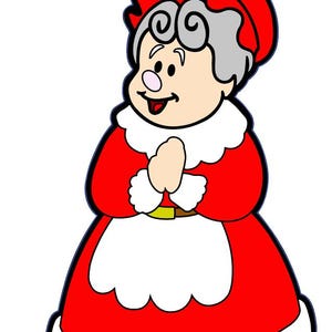 Arquivo SVG de enfeite de Papai Noel da Sra.