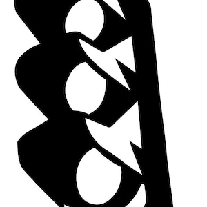 Traffic Light Silhouette SVG File