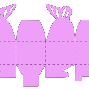 Spring Butterfly Favor Treat Box SVG File