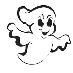 Scary Ghost for Halloween SVG File
