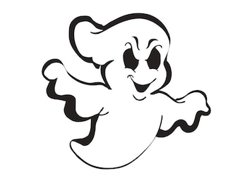 Scary Ghost for Halloween SVG File